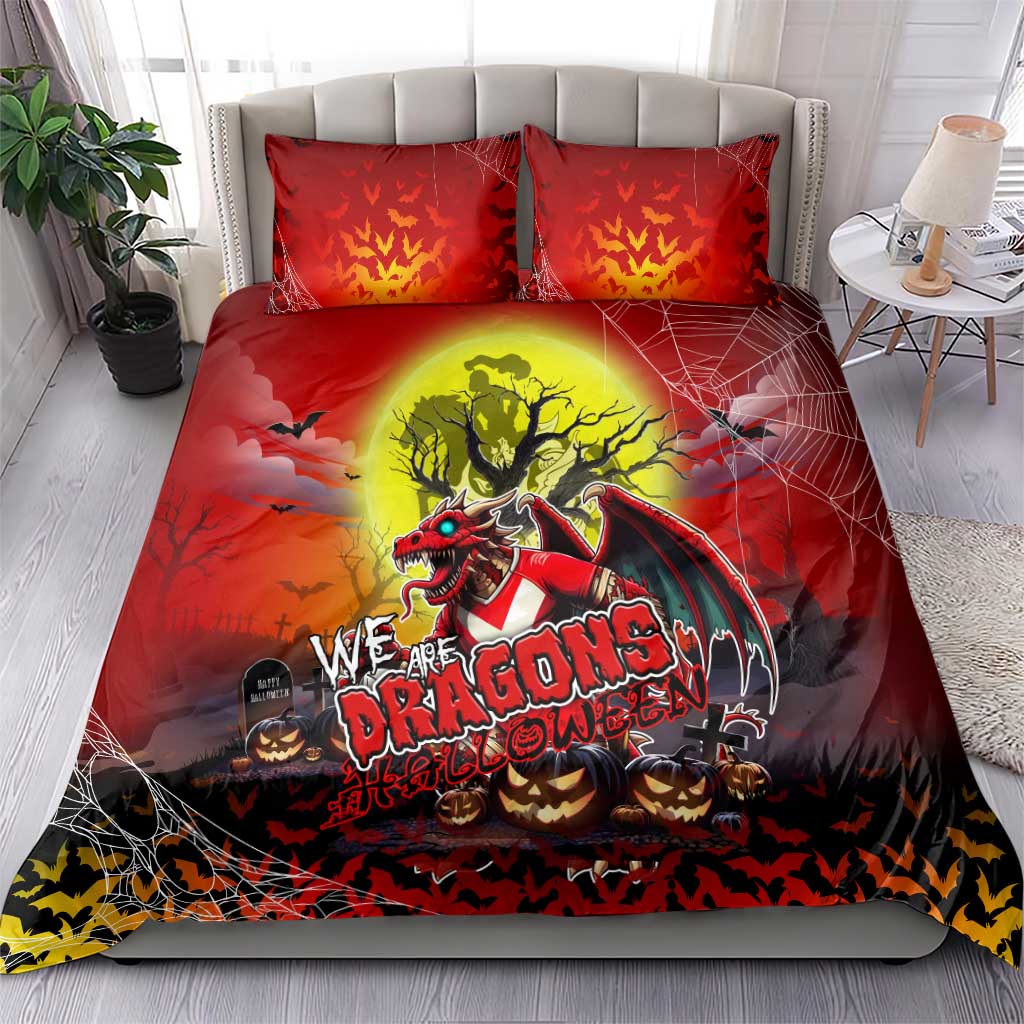 We Are Dragons Halloween Bedding Set Pumpkin Scary Spooky Season - Aussie Hoodie