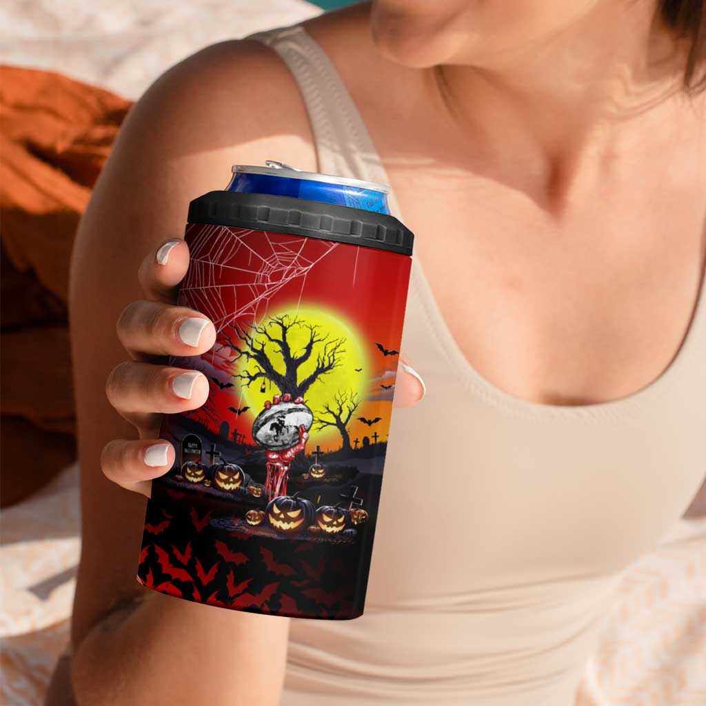 We Are Dragons Halloween 4 in 1 Can Cooler Tumbler Pumpkin Scary Spooky Season - Aussie Hoodie