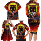 We Are Dragons Halloween Family Matching Long Sleeve Bodycon Dress and Hawaiian Shirt Pumpkin Scary Spooky Season - Aussie Hoodie