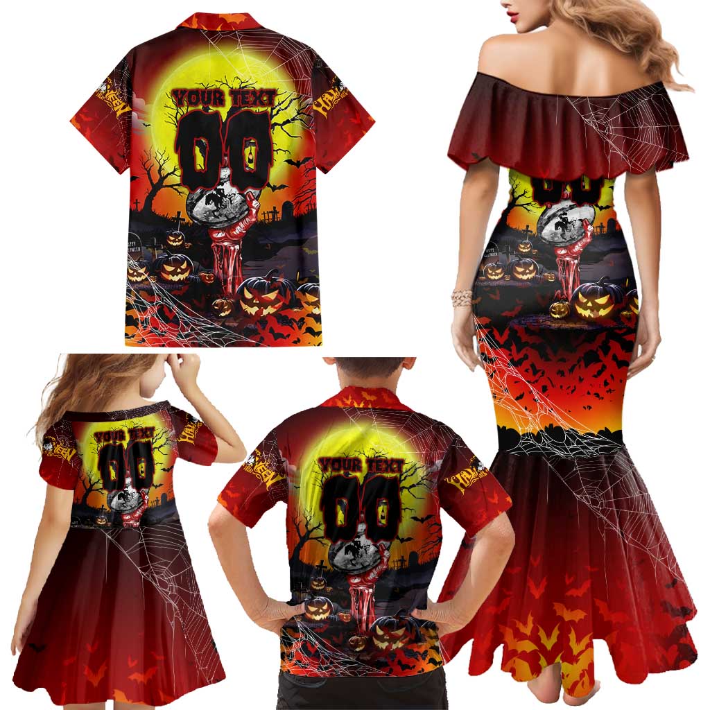 We Are Dragons Halloween Family Matching Mermaid Dress and Hawaiian Shirt Pumpkin Scary Spooky Season - Aussie Hoodie