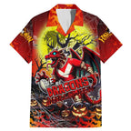 We Are Dragons Halloween Family Matching Mermaid Dress and Hawaiian Shirt Pumpkin Scary Spooky Season - Aussie Hoodie