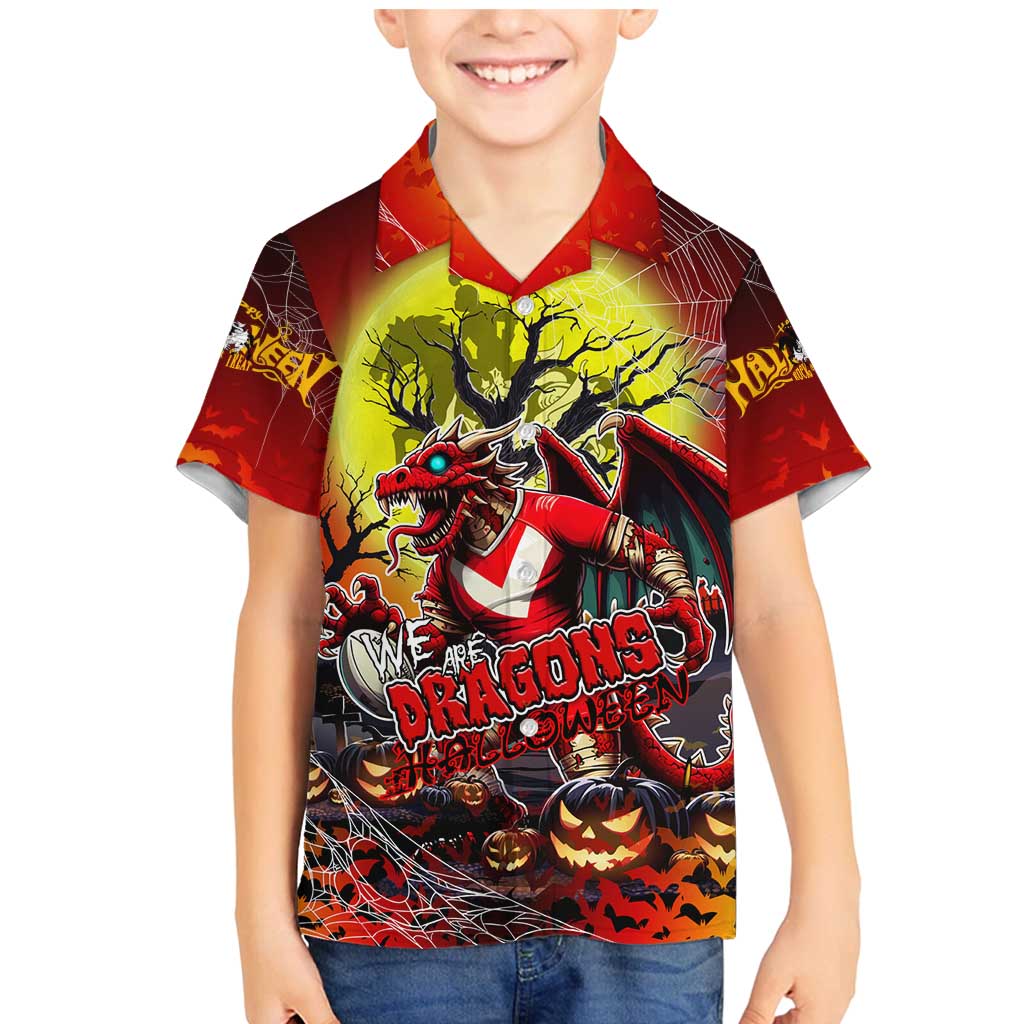 We Are Dragons Halloween Family Matching Mermaid Dress and Hawaiian Shirt Pumpkin Scary Spooky Season - Aussie Hoodie