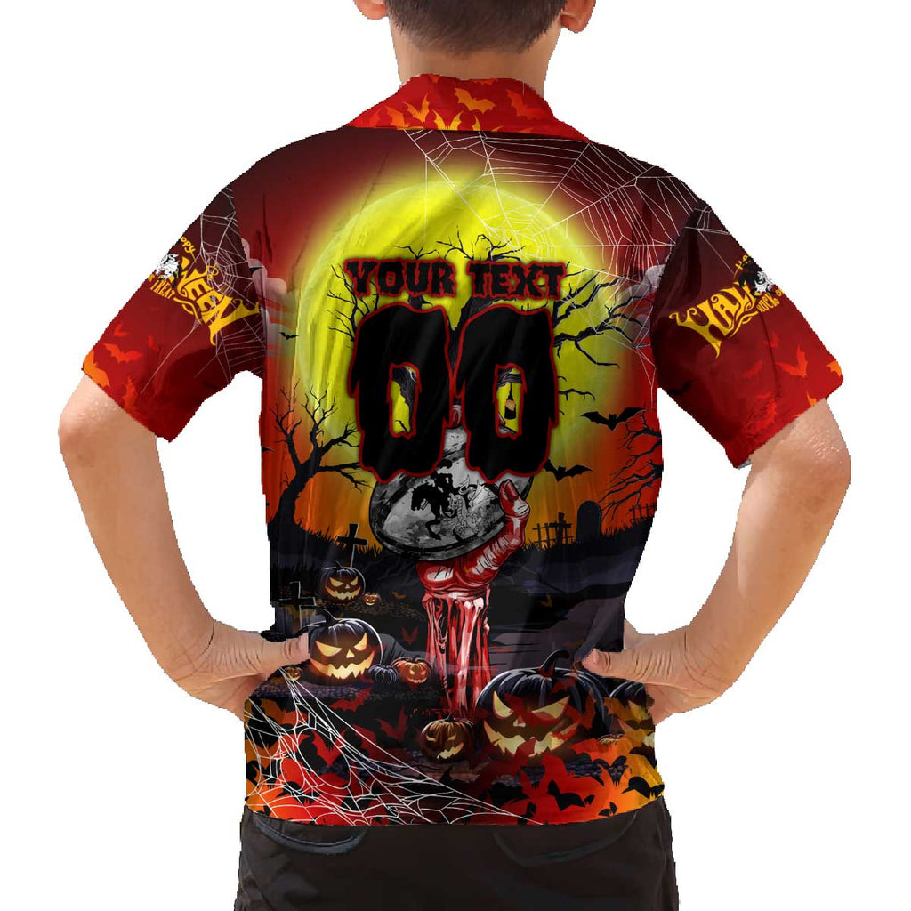 We Are Dragons Halloween Family Matching Off The Shoulder Long Sleeve Dress and Hawaiian Shirt Pumpkin Scary Spooky Season - Aussie Hoodie