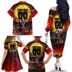We Are Dragons Halloween Family Matching Off The Shoulder Long Sleeve Dress and Hawaiian Shirt Pumpkin Scary Spooky Season - Aussie Hoodie