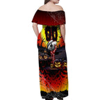 We Are Dragons Halloween Family Matching Off Shoulder Maxi Dress and Hawaiian Shirt Pumpkin Scary Spooky Season - Aussie Hoodie