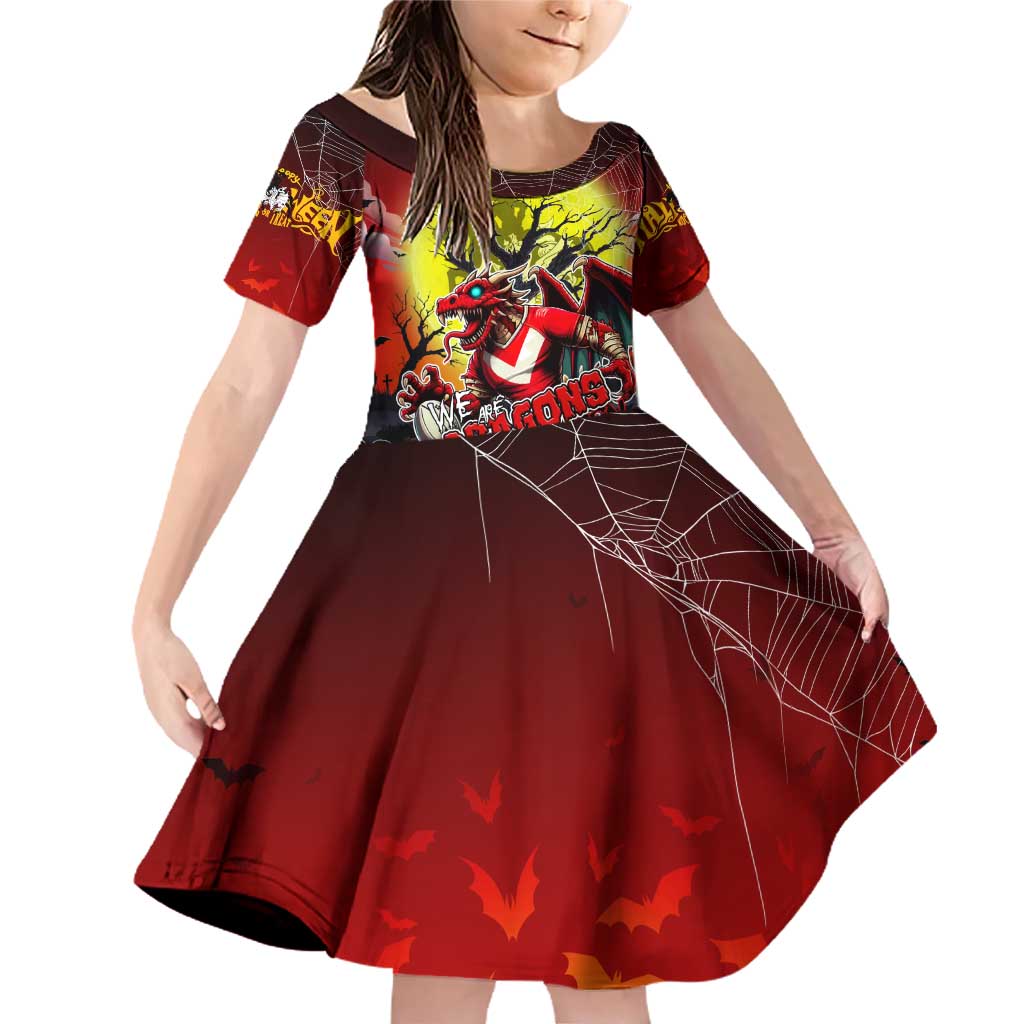 We Are Dragons Halloween Family Matching Off Shoulder Short Dress and Hawaiian Shirt Pumpkin Scary Spooky Season - Aussie Hoodie