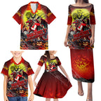 We Are Dragons Halloween Family Matching Puletasi and Hawaiian Shirt Pumpkin Scary Spooky Season - Aussie Hoodie