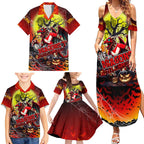We Are Dragons Halloween Family Matching Summer Maxi Dress and Hawaiian Shirt Pumpkin Scary Spooky Season - Aussie Hoodie