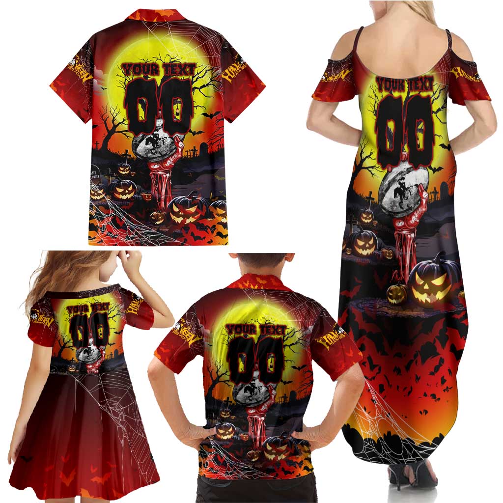 We Are Dragons Halloween Family Matching Summer Maxi Dress and Hawaiian Shirt Pumpkin Scary Spooky Season - Aussie Hoodie