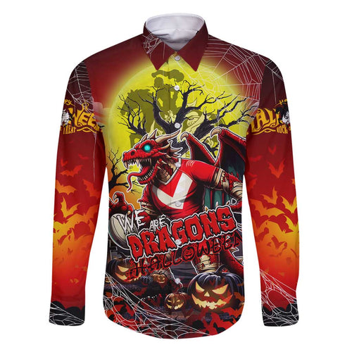 We Are Dragons Halloween Family Matching Summer Maxi Dress and Hawaiian Shirt Pumpkin Scary Spooky Season - Aussie Hoodie