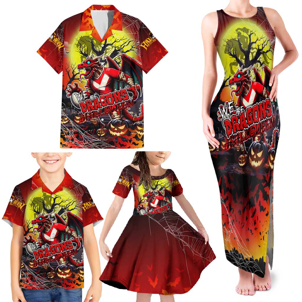 We Are Dragons Halloween Family Matching Tank Maxi Dress and Hawaiian Shirt Pumpkin Scary Spooky Season - Aussie Hoodie