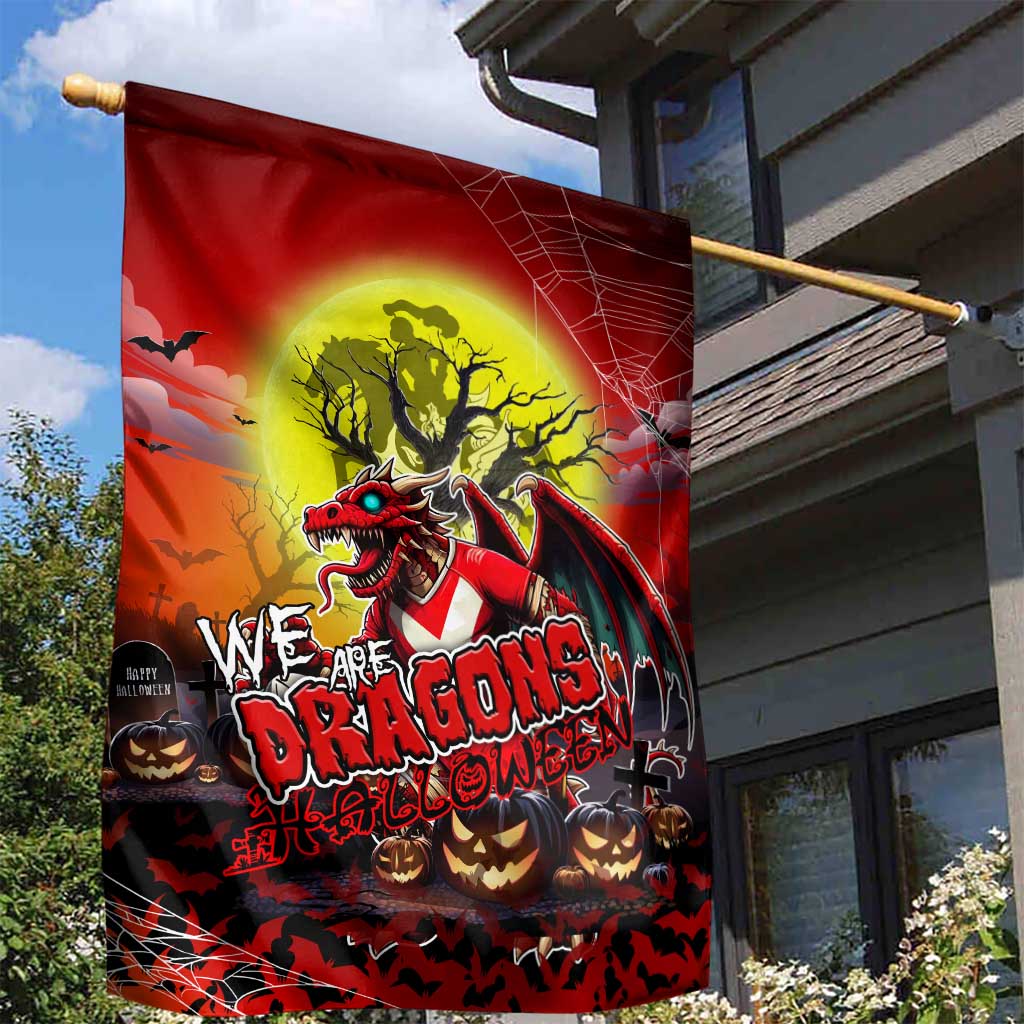We Are Dragons Halloween Garden Flag Pumpkin Scary Spooky Season - Aussie Hoodie