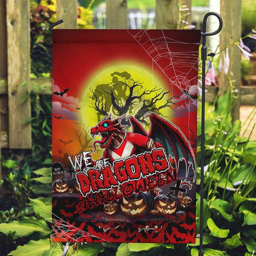 We Are Dragons Halloween Garden Flag Pumpkin Scary Spooky Season - Aussie Hoodie