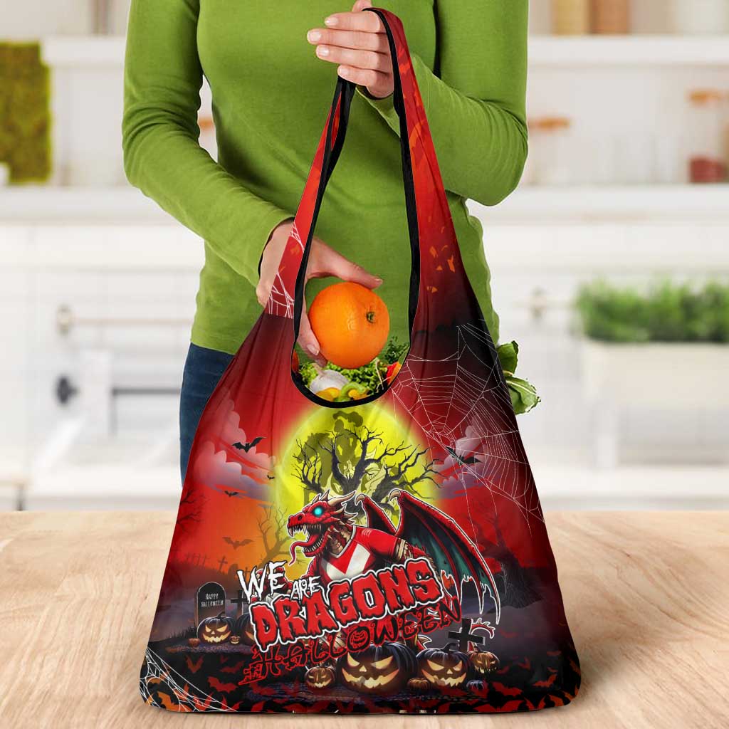We Are Dragons Halloween Grocery Bag Pumpkin Scary Spooky Season - Aussie Hoodie