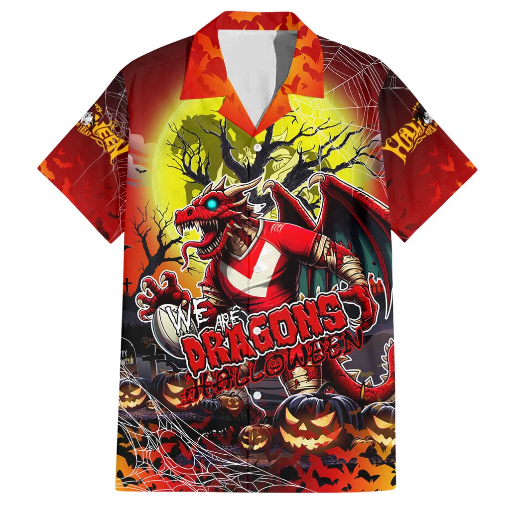 We Are Dragons Halloween Hawaiian Shirt Pumpkin Scary Spooky Season - Aussie Hoodie