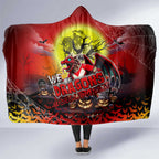 We Are Dragons Halloween Hooded Blanket Pumpkin Scary Spooky Season - Aussie Hoodie