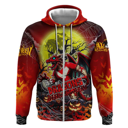 We Are Dragons Halloween Hoodie Pumpkin Scary Spooky Season - Aussie Hoodie