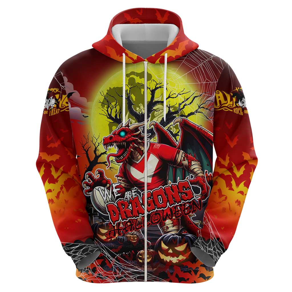 We Are Dragons Halloween Hoodie Pumpkin Scary Spooky Season - Aussie Hoodie