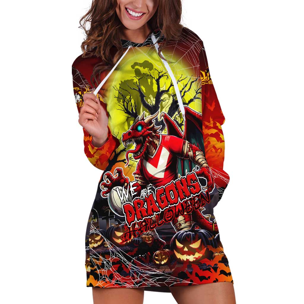 We Are Dragons Halloween Hoodie Dress Pumpkin Scary Spooky Season - Aussie Hoodie