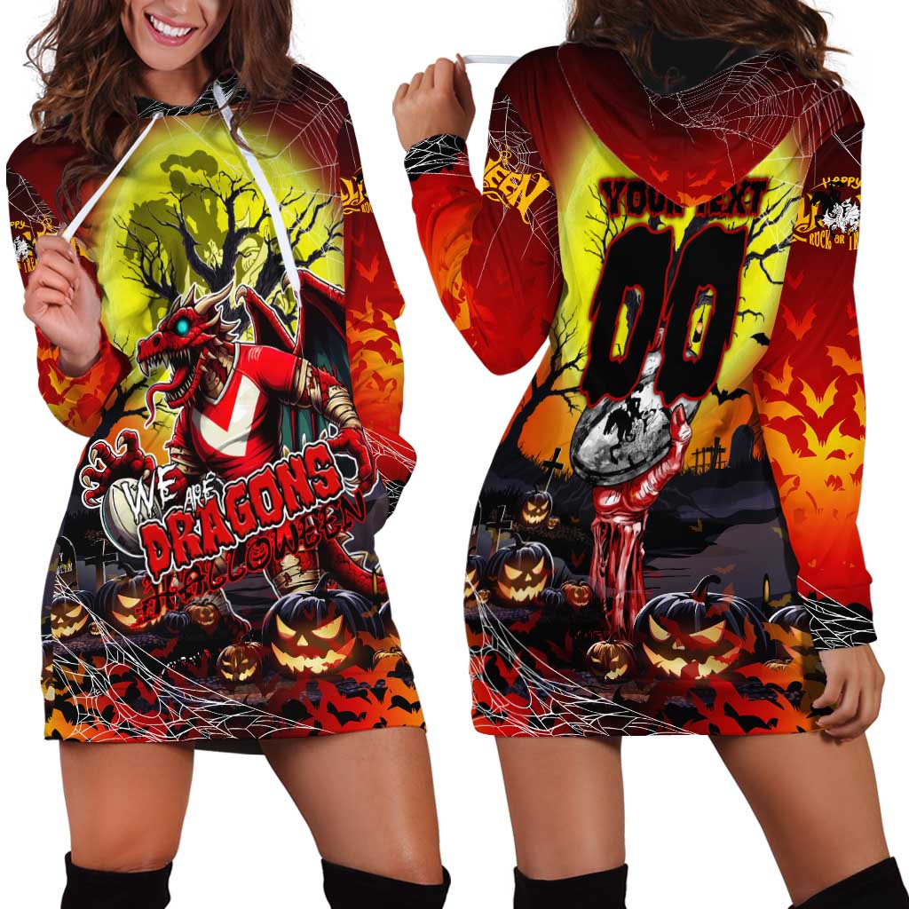 We Are Dragons Halloween Hoodie Dress Pumpkin Scary Spooky Season - Aussie Hoodie