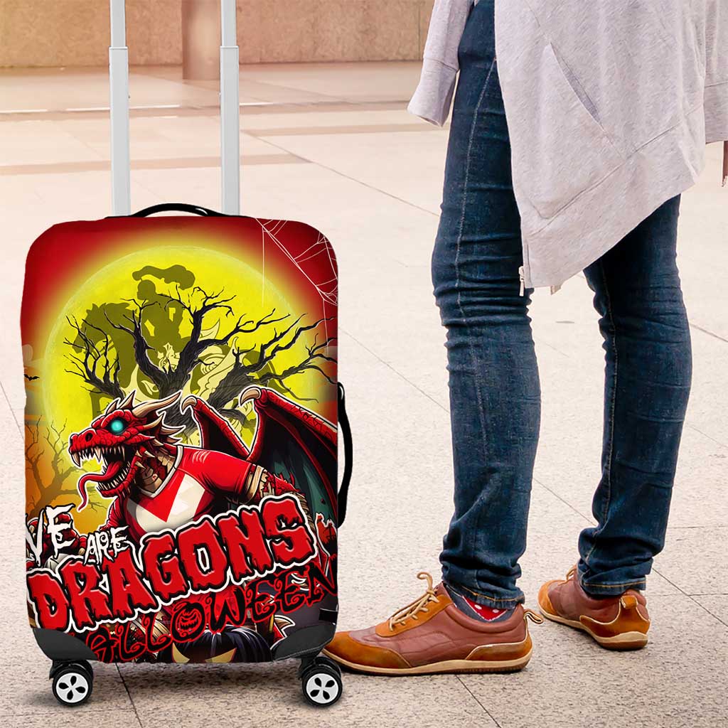 We Are Dragons Halloween Luggage Cover Pumpkin Scary Spooky Season - Aussie Hoodie