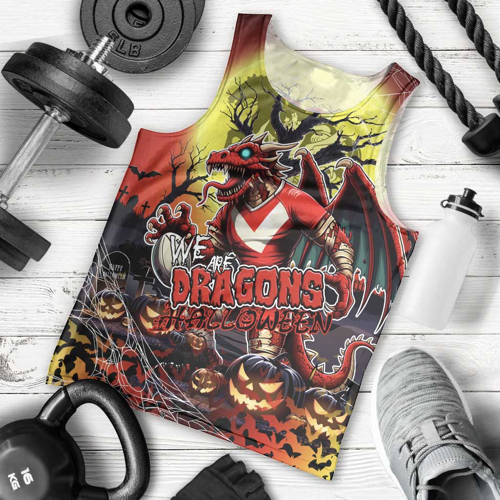 We Are Dragons Halloween Men Tank Top Pumpkin Scary Spooky Season - Aussie Hoodie