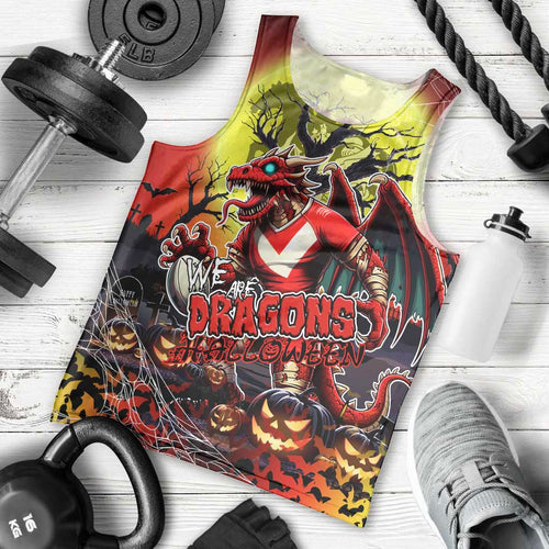 We Are Dragons Halloween Men Tank Top Pumpkin Scary Spooky Season - Aussie Hoodie