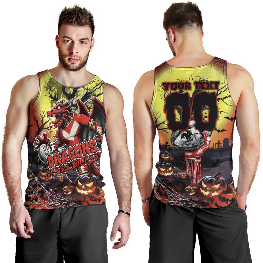 We Are Dragons Halloween Men Tank Top Pumpkin Scary Spooky Season - Aussie Hoodie