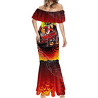 We Are Dragons Halloween Mermaid Dress Pumpkin Scary Spooky Season - Aussie Hoodie
