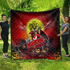 We Are Dragons Halloween Quilt Pumpkin Scary Spooky Season - Aussie Hoodie