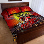 We Are Dragons Halloween Quilt Bed Set Pumpkin Scary Spooky Season - Aussie Hoodie