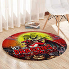 We Are Dragons Halloween Round Carpet Pumpkin Scary Spooky Season - Aussie Hoodie