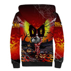 We Are Dragons Halloween Sherpa Hoodie Pumpkin Scary Spooky Season - Aussie Hoodie