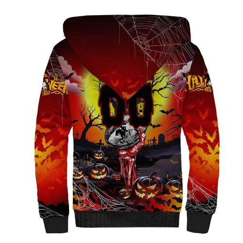 We Are Dragons Halloween Sherpa Hoodie Pumpkin Scary Spooky Season - Aussie Hoodie