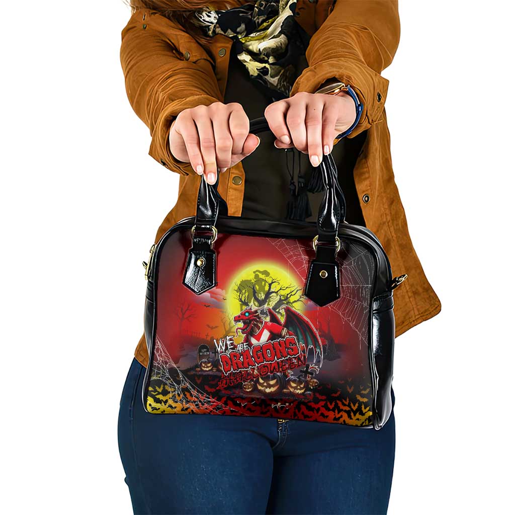 We Are Dragons Halloween Shoulder Handbag Pumpkin Scary Spooky Season - Aussie Hoodie