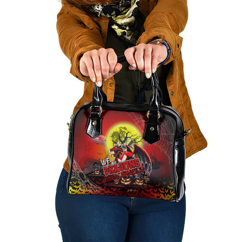 We Are Dragons Halloween Shoulder Handbag Pumpkin Scary Spooky Season - Aussie Hoodie