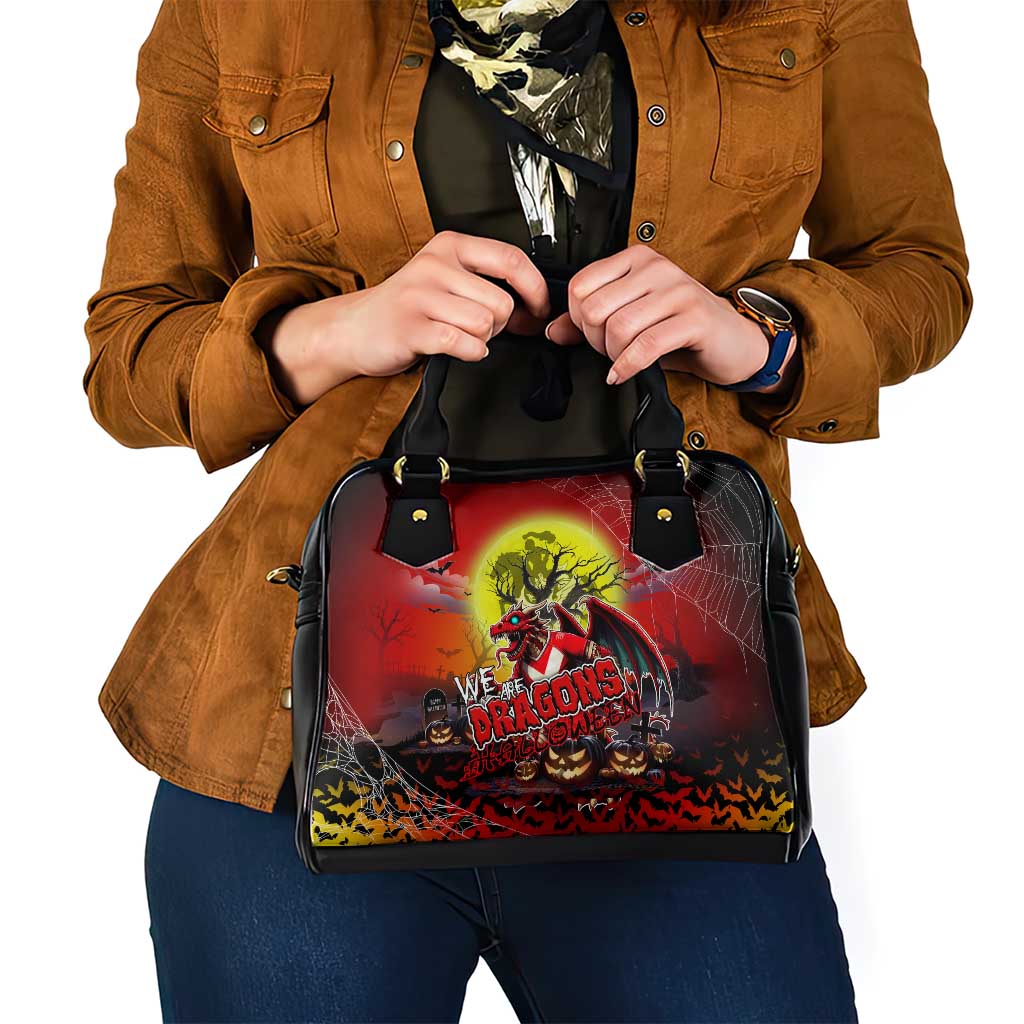 We Are Dragons Halloween Shoulder Handbag Pumpkin Scary Spooky Season - Aussie Hoodie