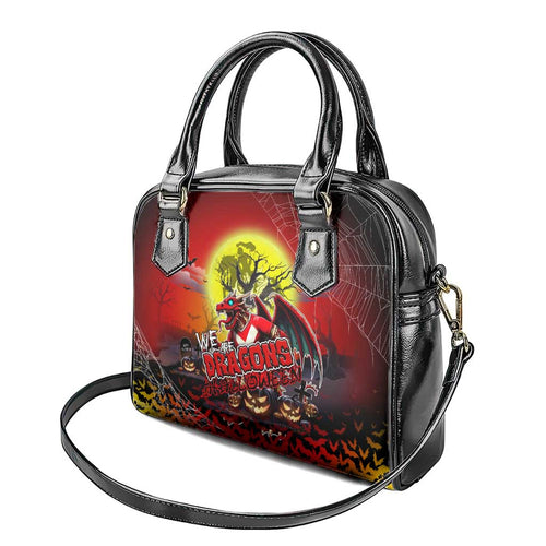 We Are Dragons Halloween Shoulder Handbag Pumpkin Scary Spooky Season - Aussie Hoodie