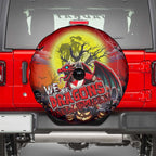 We Are Dragons Halloween Spare Tire Cover Pumpkin Scary Spooky Season - Aussie Hoodie