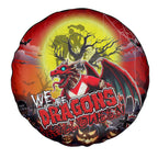 We Are Dragons Halloween Spare Tire Cover Pumpkin Scary Spooky Season - Aussie Hoodie