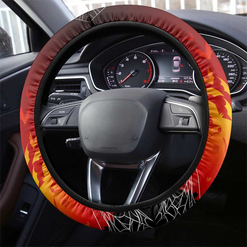 We Are Dragons Halloween Steering Wheel Cover Pumpkin Scary Spooky Season - Aussie Hoodie