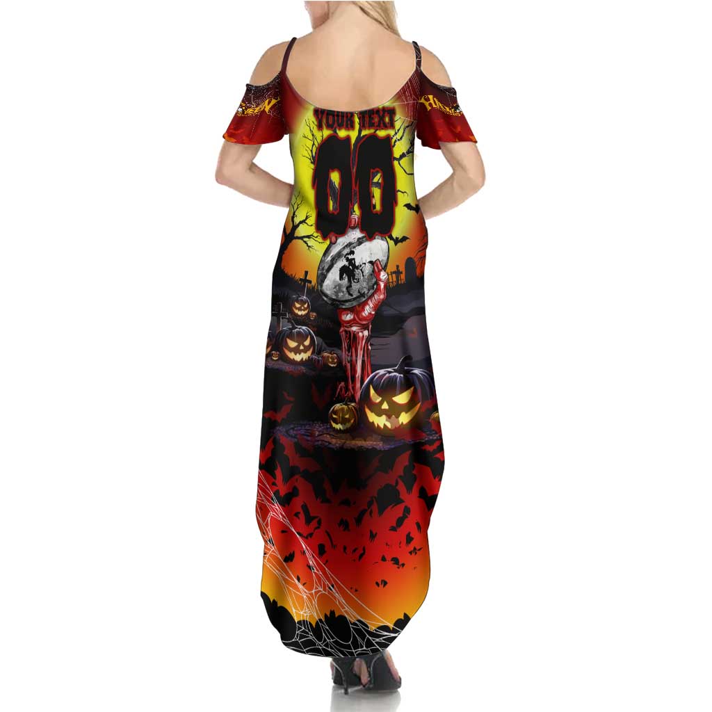 We Are Dragons Halloween Summer Maxi Dress Pumpkin Scary Spooky Season - Aussie Hoodie