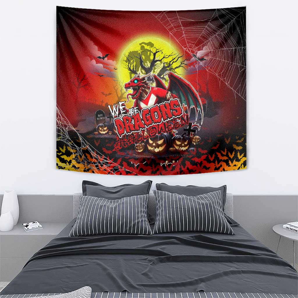 We Are Dragons Halloween Tapestry Pumpkin Scary Spooky Season - Aussie Hoodie