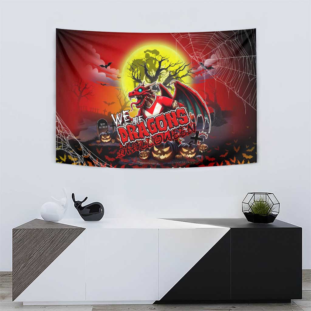 We Are Dragons Halloween Tapestry Pumpkin Scary Spooky Season - Aussie Hoodie