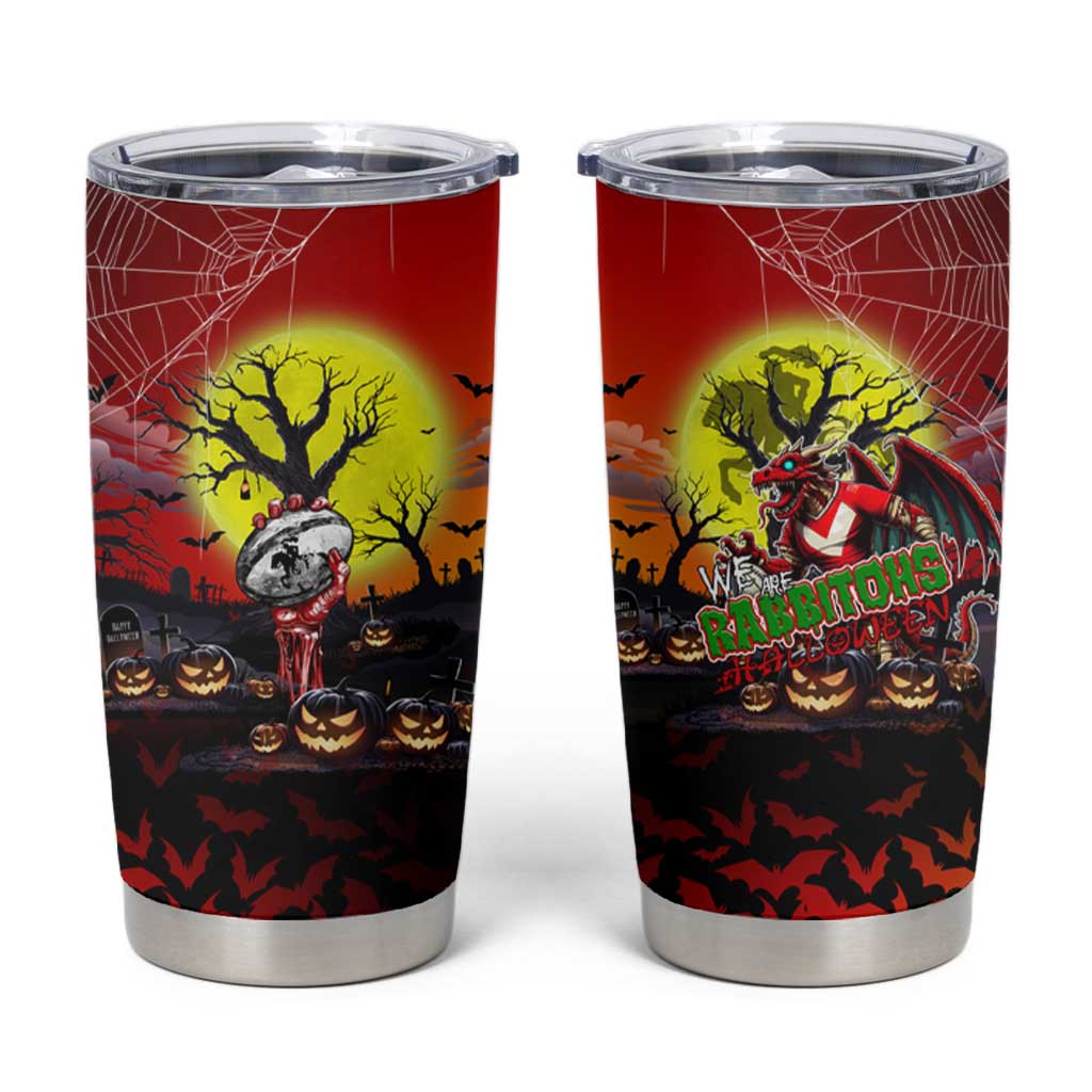 We Are Dragons Halloween Tumbler Cup Pumpkin Scary Spooky Season - Aussie Hoodie