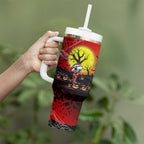 We Are Dragons Halloween Tumbler With Handle Pumpkin Scary Spooky Season - Aussie Hoodie