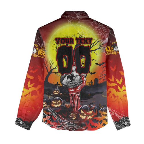 We Are Dragons Halloween Women Casual Shirt Pumpkin Scary Spooky Season - Aussie Hoodie