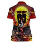 We Are Dragons Halloween Women Polo Shirt Pumpkin Scary Spooky Season - Aussie Hoodie
