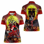 We Are Dragons Halloween Women Polo Shirt Pumpkin Scary Spooky Season - Aussie Hoodie