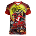 We Are Dragons Halloween Women V-Neck T-Shirt Pumpkin Scary Spooky Season - Aussie Hoodie